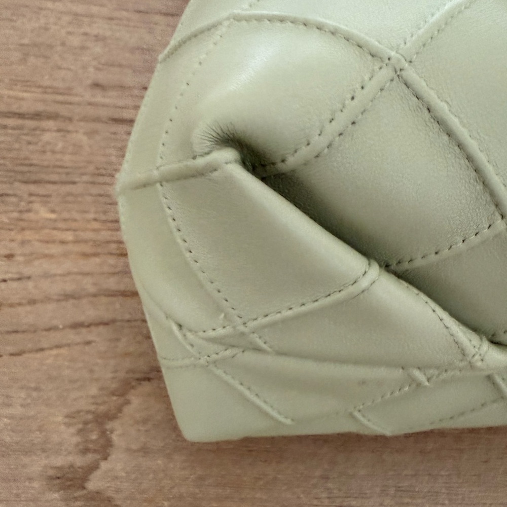 4 Piece Set! Tory Burch Quilted Chain Shoulder Bag - Fleming in Olive Sprig - Picture 5 of 16